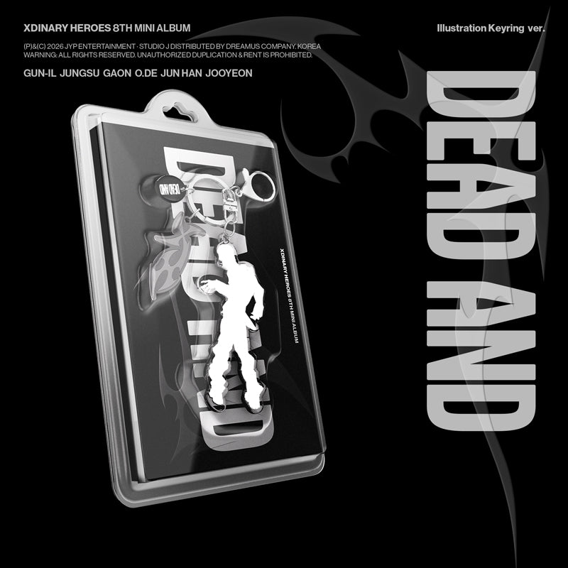 Xdinary Heroes 8TH MINI ALBUM DEAD AND (Illustration Keyring ver.)