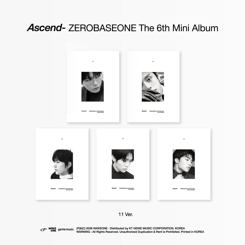ZEROBASEONE THE 6TH MINI ALBUM  [Ascend-]
