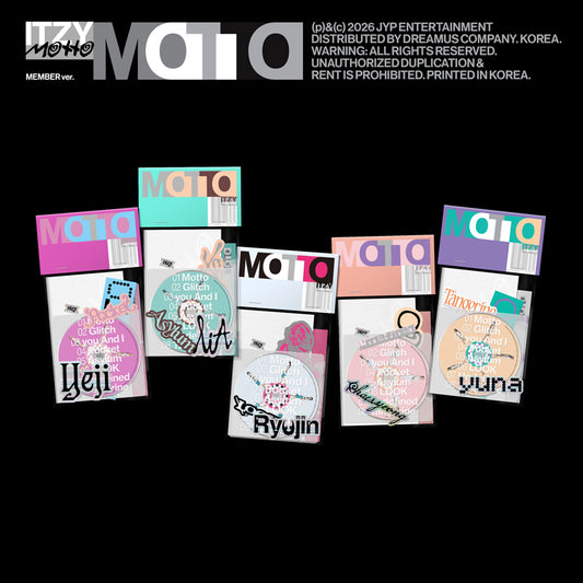 [Pre-Order] ITZY  Motto (MEMBER Ver.)