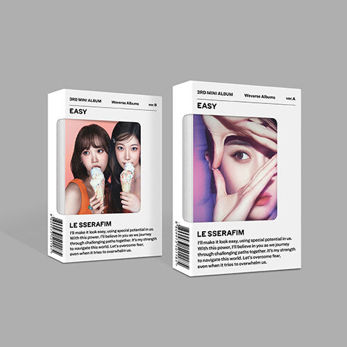 LE SSERAFIM - (3TH MINI ALBUM) EASY [WEVERSEALBUMS VER]