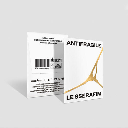 LE SSERAFIM - (2ND MINI ALBUM) ANTIFRAGILE [WEVERSE ALBUMS VER]