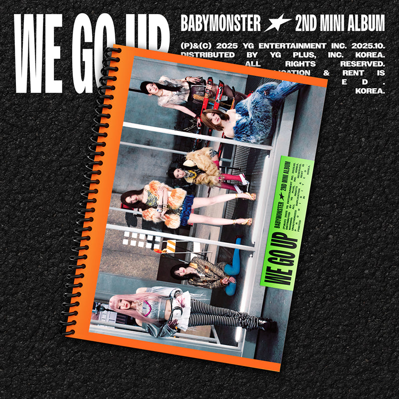 [Pre-Order] BABYMONSTER - (2nd MINI ALBUM) WE GO UP [GO VER.]