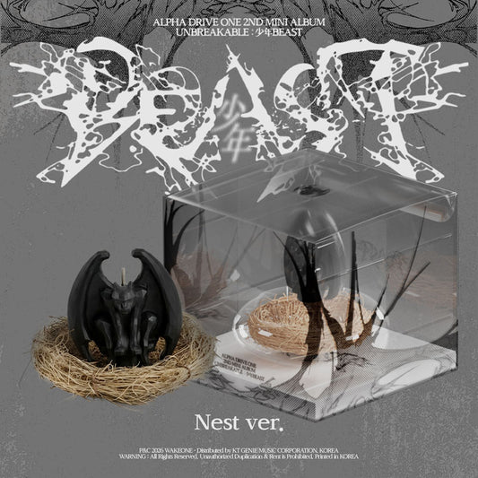 [Pre-Order] ALPHA DRIVE ONE 2ND MINI ALBUM [UNBREAKABLE : 少年 BEAST] Nest Ver. LIMITED EDITION