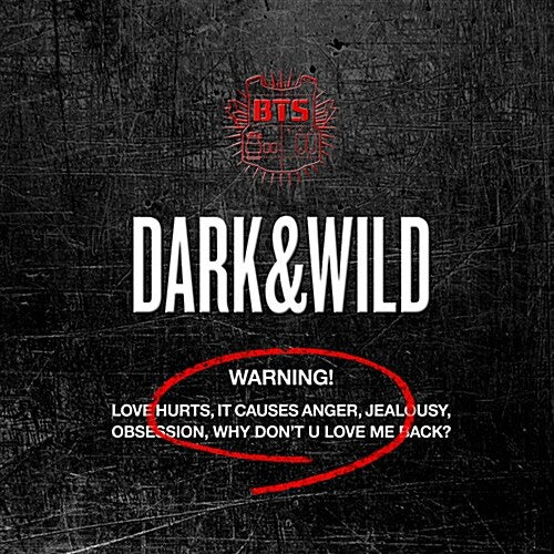 BTS - (1ST FULL ALBUM) DARK & WILD