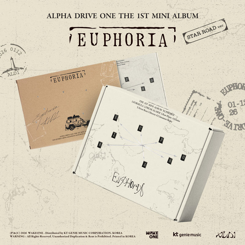 ALPHA DRIVE ONE - (1ST MINI ALBUM) EUPHORIA [STAR ROAD VER]