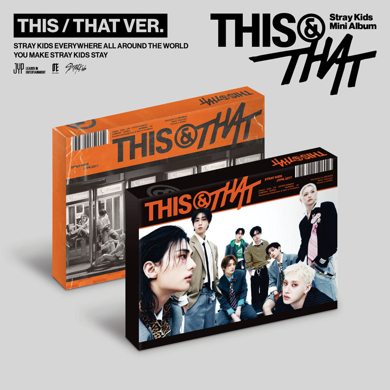 [Pre-Order] Stray Kids MINI ALBUM [THIS & THAT] THIS VER./THAT VER.