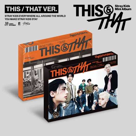 [Pre-Order] Stray Kids MINI ALBUM [THIS & THAT] THIS VER./THAT VER.