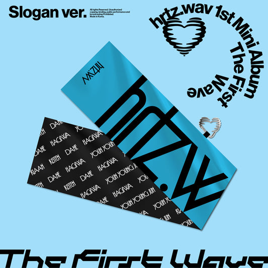 hrtz.wav 1ST MINI ALBUM The First Wave (Slogan ver.) LIMITED
