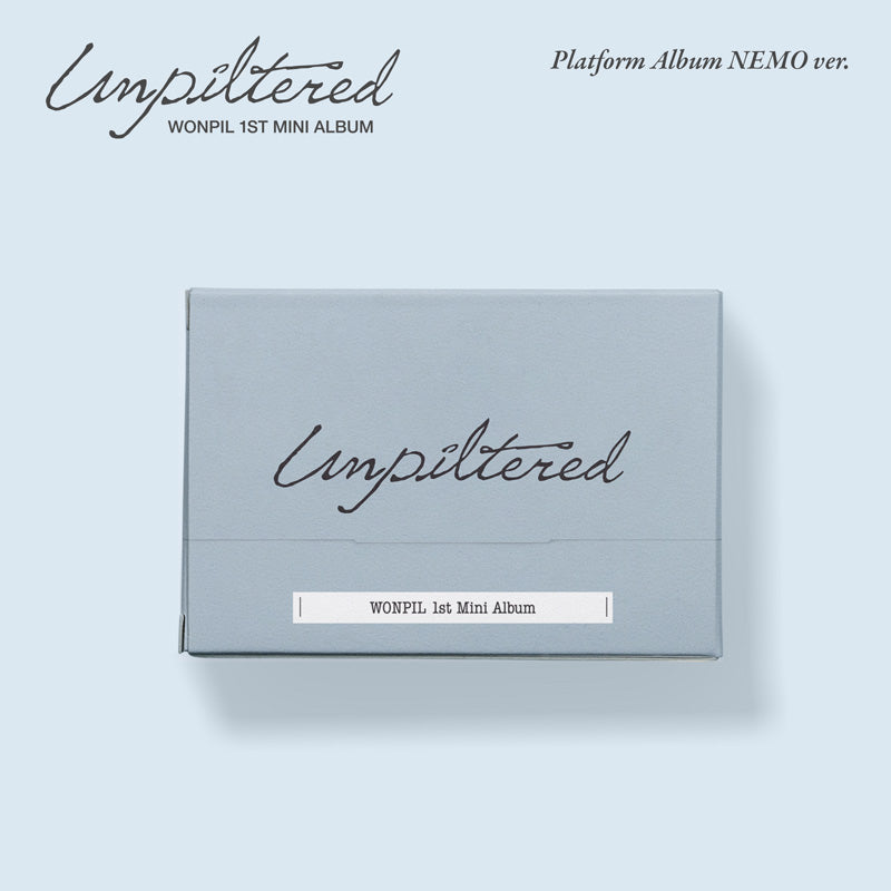 WONPIL (DAY6) - 1ST MINI ALBUM Unpiltered_Platform Album NEMO Ver.