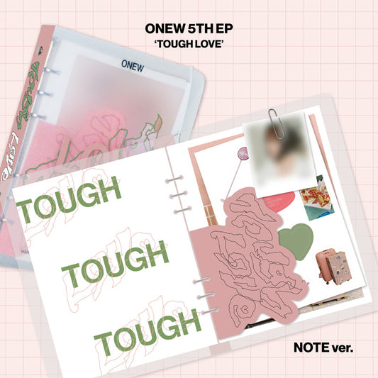 ONEW - (5TH MINI ALBUM) TOUGH LOVE [NOTE VER]