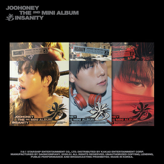 JOOHONEY (MONSTA X) - (2ND MINI ALBUM) 光 [INSANITY] [STANDARD]