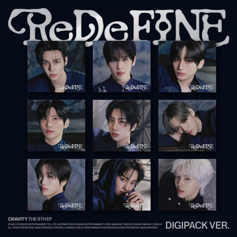 CRAVITY 8TH MINI ABLUM ReDeFINE (DIGIPACK VER.) RANDOM