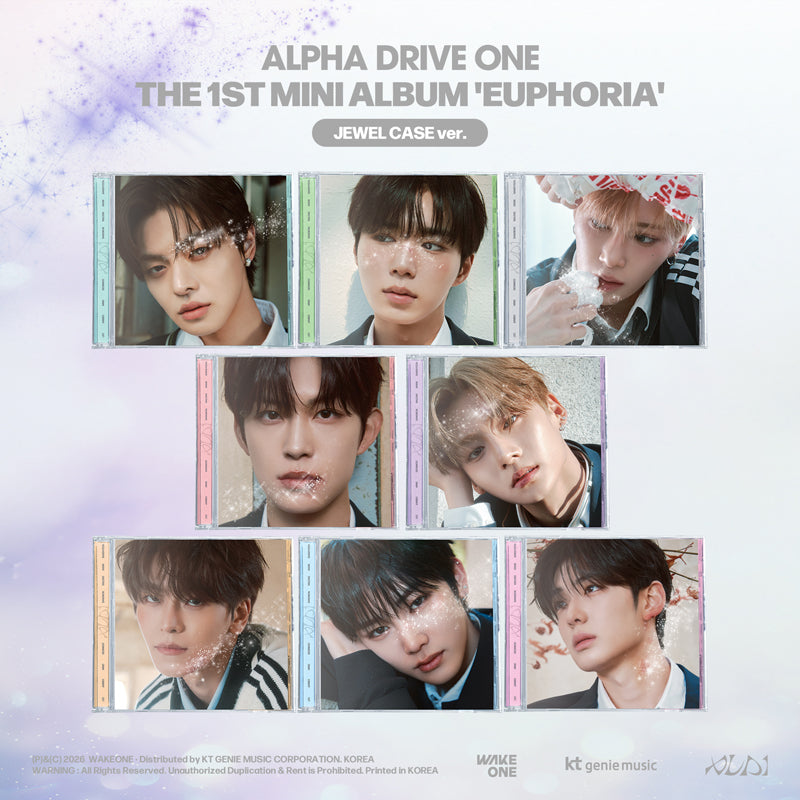 ALPHA DRIVE ONE - (1ST MINI ALBUM) EUPHORIA [JEWEL CASE VER]