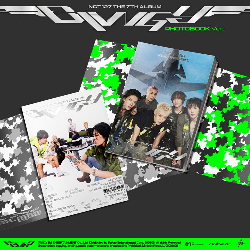 NCT 127 7TH FULL ALBUM [BLINGY] Photobook ver.
