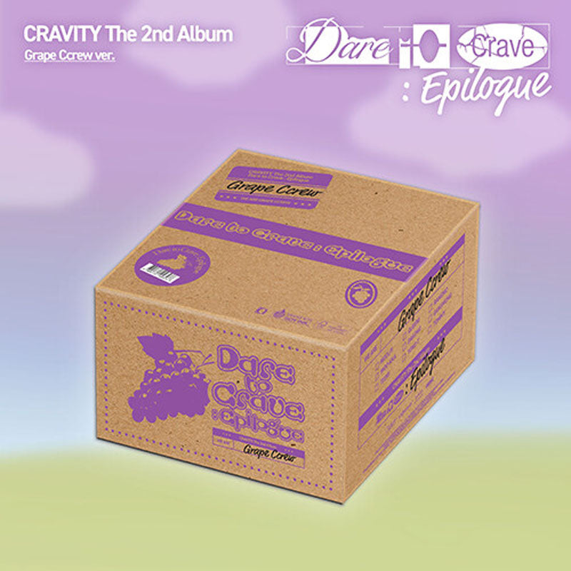 [LIMITED] CRAVITY - (2ND FULL ALBUM) DARE TO CRAVE : EPILOGUE [GRAPE CCREW VER]]
