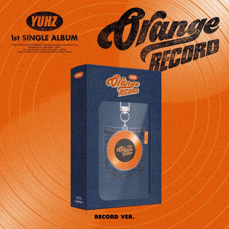 [Pre-Order] YUHZ 1ST SINGLE ALBUM Orange Record (Record ver.)