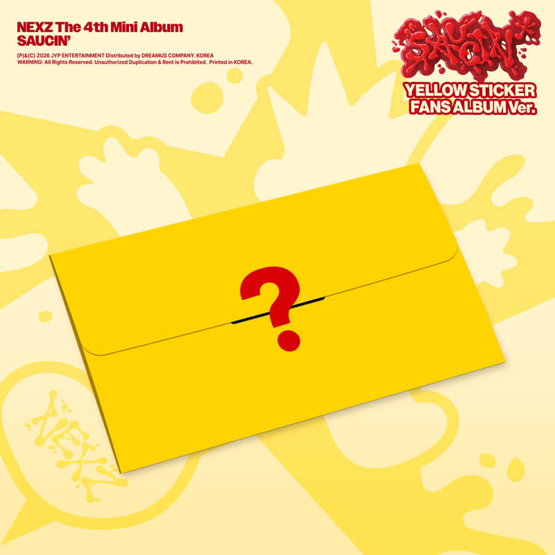 [Pre-Order] NEXZ 4TH MINI ALBUM [SAUCIN’] STICKER FANS ALBUM Ver.