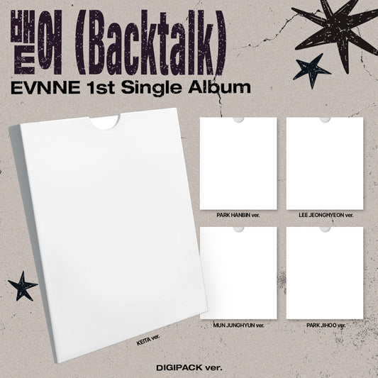 EVNNE 1ST SINGLE ALBUM Backtalk (DIGIPACK ver.)