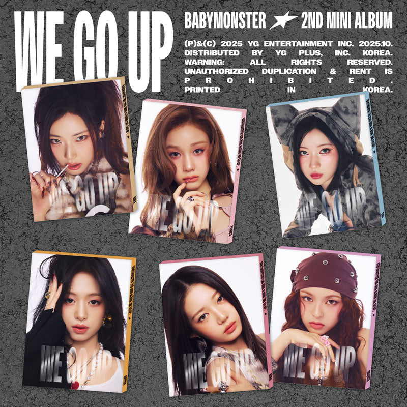 [Pre-Order] BABYMONSTER - (2nd MINI ALBUM) WE GO UP [PATTERN VER.]