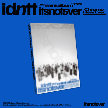 idntt 3RD MINI ALBUM [itsnotover]