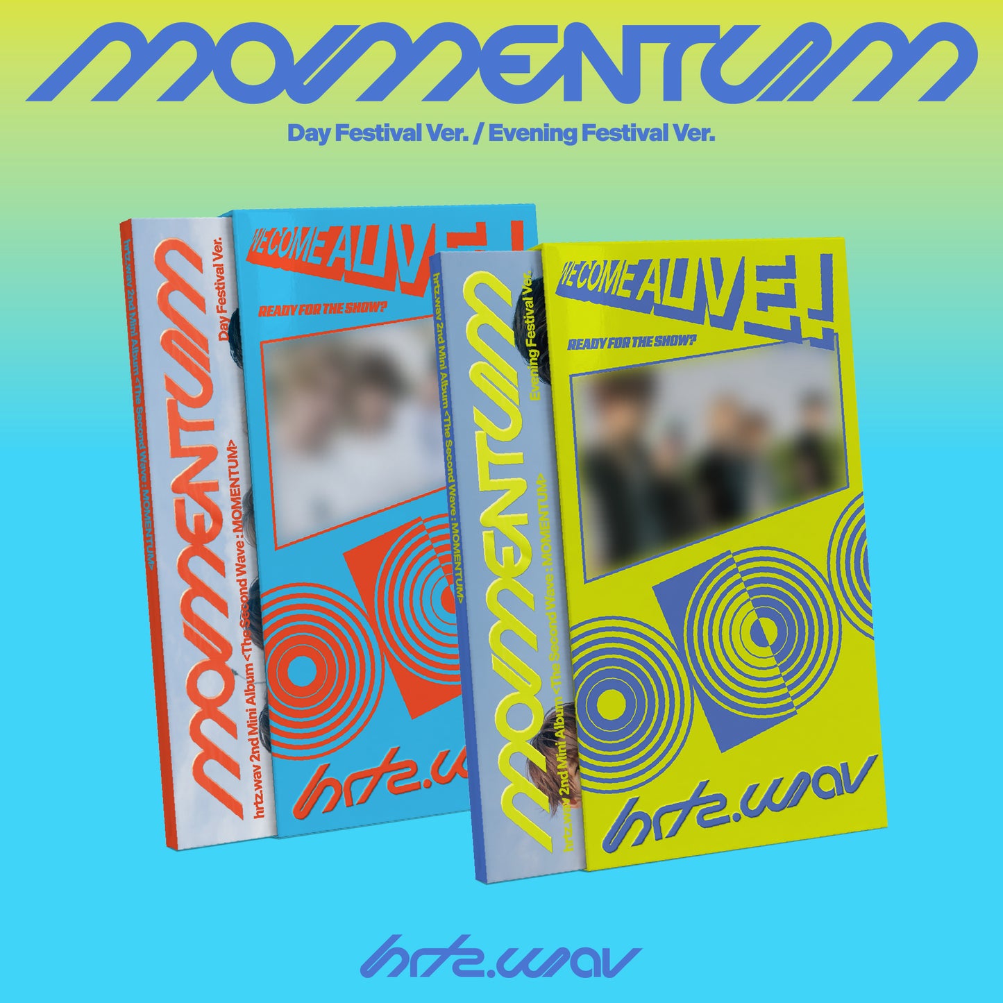 [Pre-Order] hrtz.wav 2ND MINI ALBUM [The Second Wave : MOMENTUM]