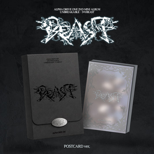 ALPHA DRIVE ONE 2ND MINI ALBUM [UNBREAKABLE : 少年BEAST] POSTCARD Ver.
