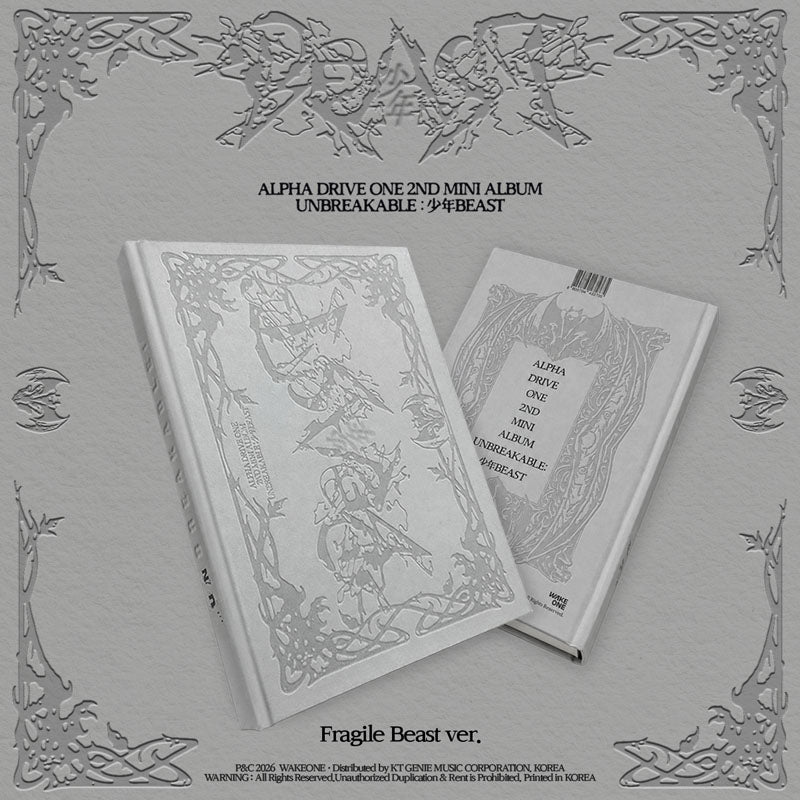 [Pre-Order] ALPHA DRIVE ONE 2ND MINI ALBUM [UNBREAKABLE : 少年 BEAST] Fragile Beast Ver.