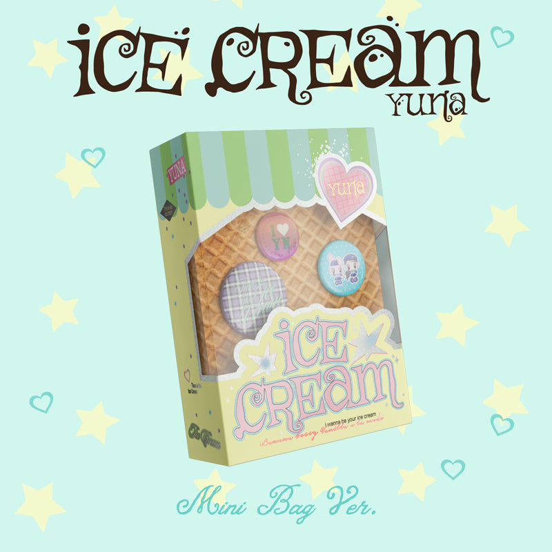 YUNA (ITZY) - 1st MINI Ice Cream (MINI BAG Ver.)(MD Ver.)