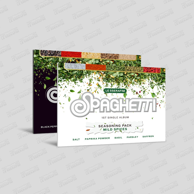 LE SSERAFIM - (1ST SINGLE ALBUM) SPAGHETTI [WEVERSE ALBUMS VER]