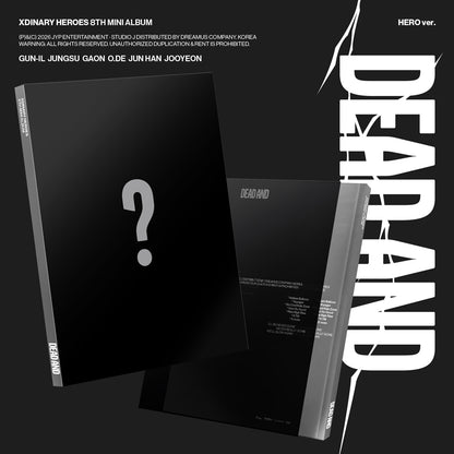 Xdinary Heroes 8TH MINI ALBUM DEAD AND (PHOTO BOOK Ver.)