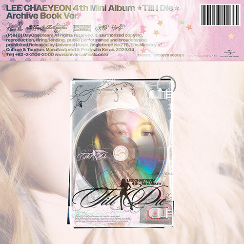 [Pre-Order] Lee Chae Yeon 4TH MINI ALBUM  Till I Die (Archive Book Ver.)