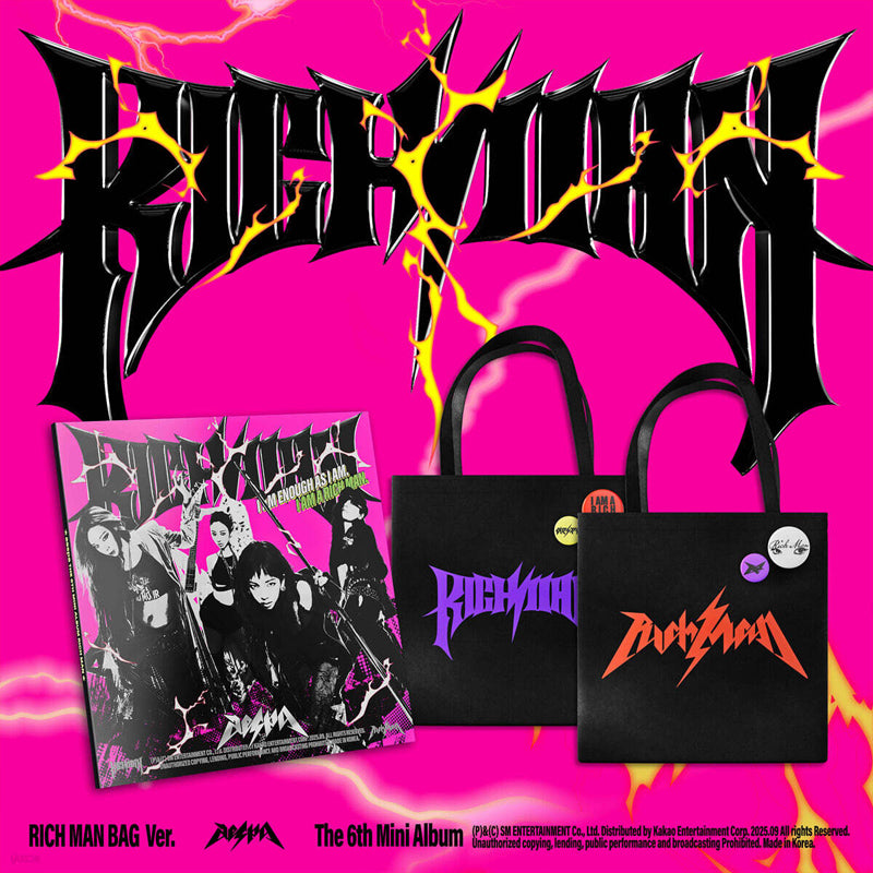 AESPA - (6TH MINI ALBUM) RICH MAN [RICH MAN BAG VER]