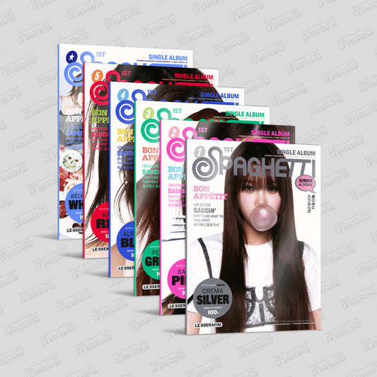 LE SSERAFIM - (1ST SINGLE ALBUM) SPAGHETTI [COMPACT VER]