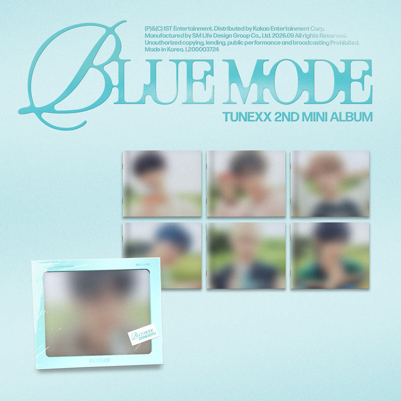 [Pre-Order] TUNEXX 2ND MINI ALBUM [BLUE MODE] INDIVIDUAL MODE ver.