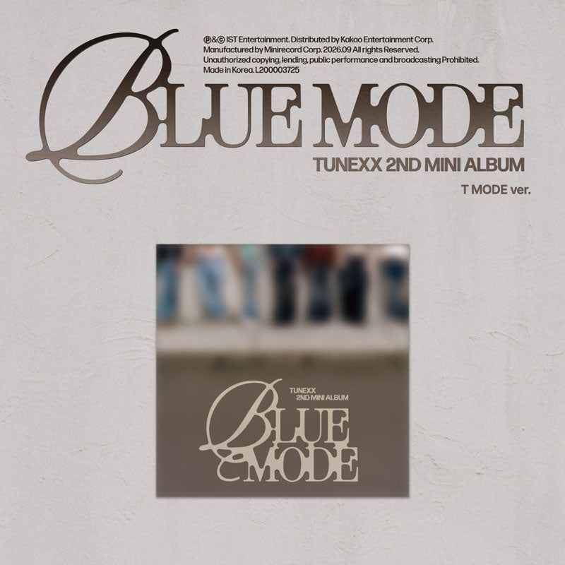 [Pre-Order] TUNEXX 2ND MINI ALBUM [BLUE MODE] T MODE Ver.